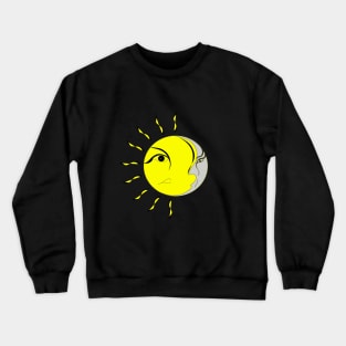 Sun and moon design Crewneck Sweatshirt